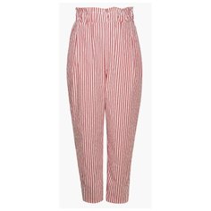 Брюки Nota Bene размер 140, красный/полоска