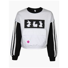 Свитшот Nota Bene размер 134, черный/белый