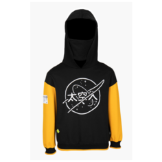 Худи Nota Bene размер 152, черный/желтый