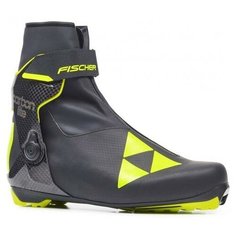 Лыжные ботинки Fischer Carbonlite Skate S10020 NNN (черный/салатовый) 2020-2021 41 RU