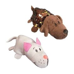 Мягкая игрушка 1 TOY Вывернушка Блеск Котик-Щенок 12 см