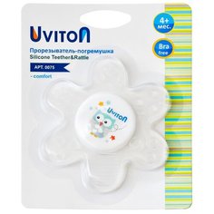 Прорезыватель-погремушка Uviton Цветочек 0075 сова