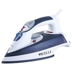Утюг Kelli KL-1625 синий/белый