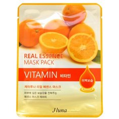 Juno тканевая маска Real Essence Mask Pack с витаминами, 25 мл