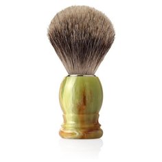 Помазок MONDIAL 2-TEC барсучий ворс, пластик ,onix