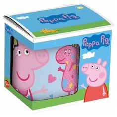 Кружка керамическая в подарочной упаковке (325 мл). Свинка Пеппа и Дино Stor