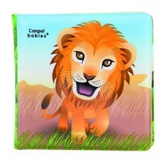 Книжка с пищалкой "Canpol", рисунок: львенок