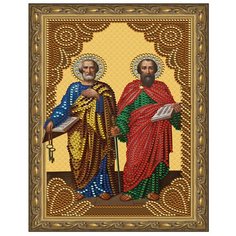 Алмазная 5D мозаика Molly 20х30 см с нанесенной рамкой Святые Апостолы Петр и Павел