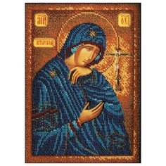 Набор для вышивания бисером Радуга бисера "Богородица Ахтырская", 19x26 см, арт. В-195