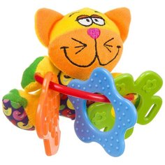 Мягкая развивающая погремушка Bondibon "Кот", арт. TE9778-11