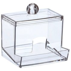 Контейнер для ватных палочек М-Пластика, прозрачный