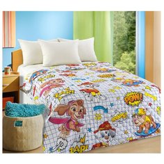 Покрывало Текс-Дизайн Команда, 110 х 140 см, белый/желтый/красный