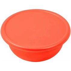 Миска с крышкой 2,1л коралловый Plast Team