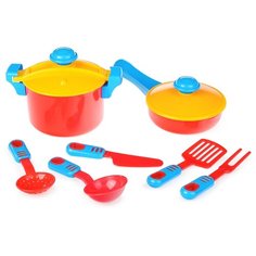 Набор посуды пластик Maximus "Ева 9 предметов" размер 20x12x14см