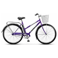 Велосипед Stels Navigator 28 300 Lady Mod.1 (с корзиной), Фиолетовый