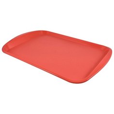 Поднос прямоугольный 435х305 мм коралловый Plast Team