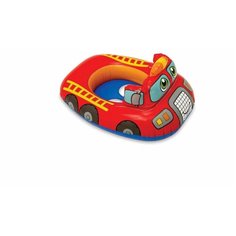 Надувной круг 89х76 см, от 1 до 3 лет, с ножками пожарная машина, Intex, арт. 59586