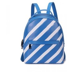 Женский рюкзак из экокожи, цвет небесно-голубой, белый (арт. DW-839/4) Ors Oro