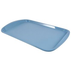 Поднос прямоугольный 435х305 мм туманно-голубой Plast Team