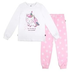 Пижама Bossa Nova размер 28, белый/розовый