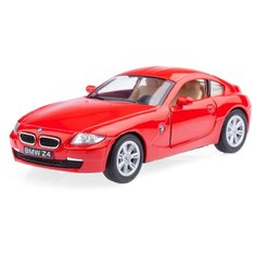Детская игрушечная коллекционная металическая модель машинки игрушки Kinsmart "BMW Z4" (металлическая, инерционная) красный1:32