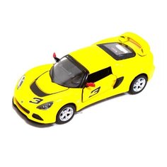 Детская игрушечная коллекционная металическая модель машинки игрушки Kinsmart "2012 Lotus Exige S" (металлическая, инерционная) желтый 1:32