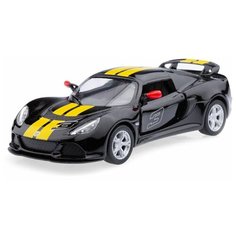 Детская игрушечная коллекционная металическая модель машинки игрушки Kinsmart "2012 Lotus Exige S раскрашенный" черный 1:32