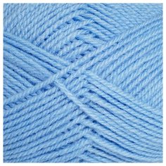 Пряжа из Троицка Подмосковная (50%шерсть, 50%акрил) (2820 воздушно-голубой) 10 шт Троицкая камвольная фабрика