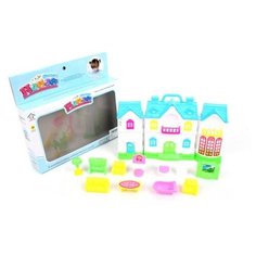 Домик Наша Игрушка складной. в комплекте 12 предметов