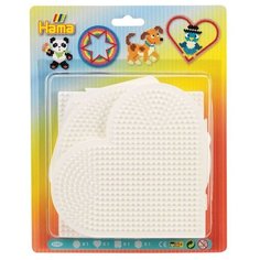 Основы для термомозаики (квадрат, круг, сердце, шестиугольник) Hama