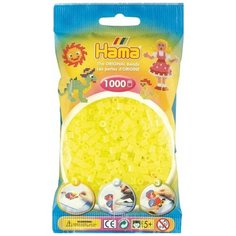 Бусинки для термомозаики "Midi", 1000 штук, желтый, неон Hama