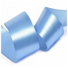 Лента атласная "IDEAL", 2", 50 мм (цвет: 3103, ярко-голубой), 27,4 м