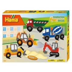 Набор "Строительная техника", 4000 штук (1 основа) Hama