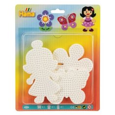 Основы для термомозаики (бабочка, цветочек, куколка) Hama