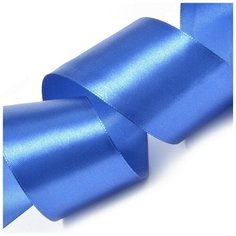 Лента атласная "Ideal", 2", 50 мм x 27,4 метра, цвет: 3161 васильковый