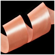 Лента атласная "Ideal", 2", 50 мм x 27,4 м, цвет: 3058 светлый грязно-розовый