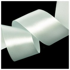 Лента атласная "IDEAL", 2", 50 мм (цвет: 3104, бледно-голубой), 27,4 м