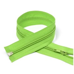 Молнии спираль, №5-N, 45 см, цвет: F238 ярко-зеленый (50 молний в комплекте) Ideal