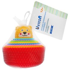 Развивающая игрушка "Пирамидка" (цвет: красный) Uviton