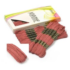 Нитки мулине "Ideal", цвет: 293, арт. ТВ (24 мотка по 8 метров)