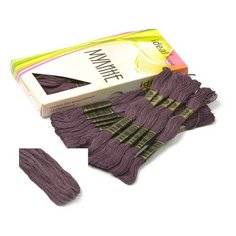 Нитки мулине "Ideal", цвет: 198, арт. ТВ (24 мотка по 8 метров)