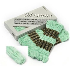 Нитки мулине "Ideal", цвет: 418, арт. ТВ (24 мотка по 8 метров)