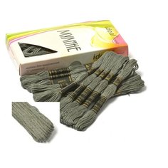 Нитки мулине "Ideal", цвет: 237, арт. ТВ (24 мотка по 8 метров)