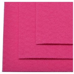 Фетр листовой жесткий "Ideal", 20х30 см, цвет: 609 ярко-розовый, 10 листов, арт. FLT-H1