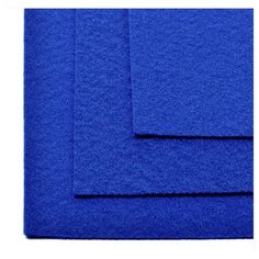 Фетр листовой жесткий "IDEAL", 1 мм, 20х30 см (цвет: 675, синий), 10 листов