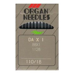 Набор игл для промышленных швейных машин Organ Needles № 110, 10 штук, арт. DAx1