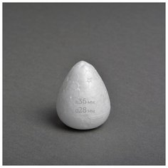 Основа для бутонов, пенопласт, 36x28 мм, 50 штук Ideal
