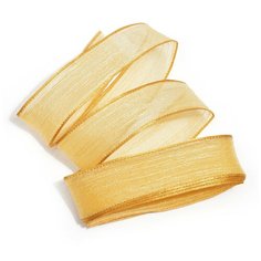 Лента декоративная "IDEAL", 28 мм (цвет: оранжевый), 10 м