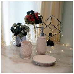 Набор для ванной комнаты "Sofi dе Marko №37", цвет пудра