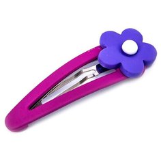 Заколка клик-клак BRADEX Цветочек лиловый
